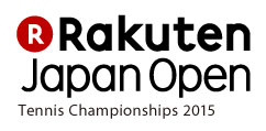 Logo of the Rakuten Japan Open 2015